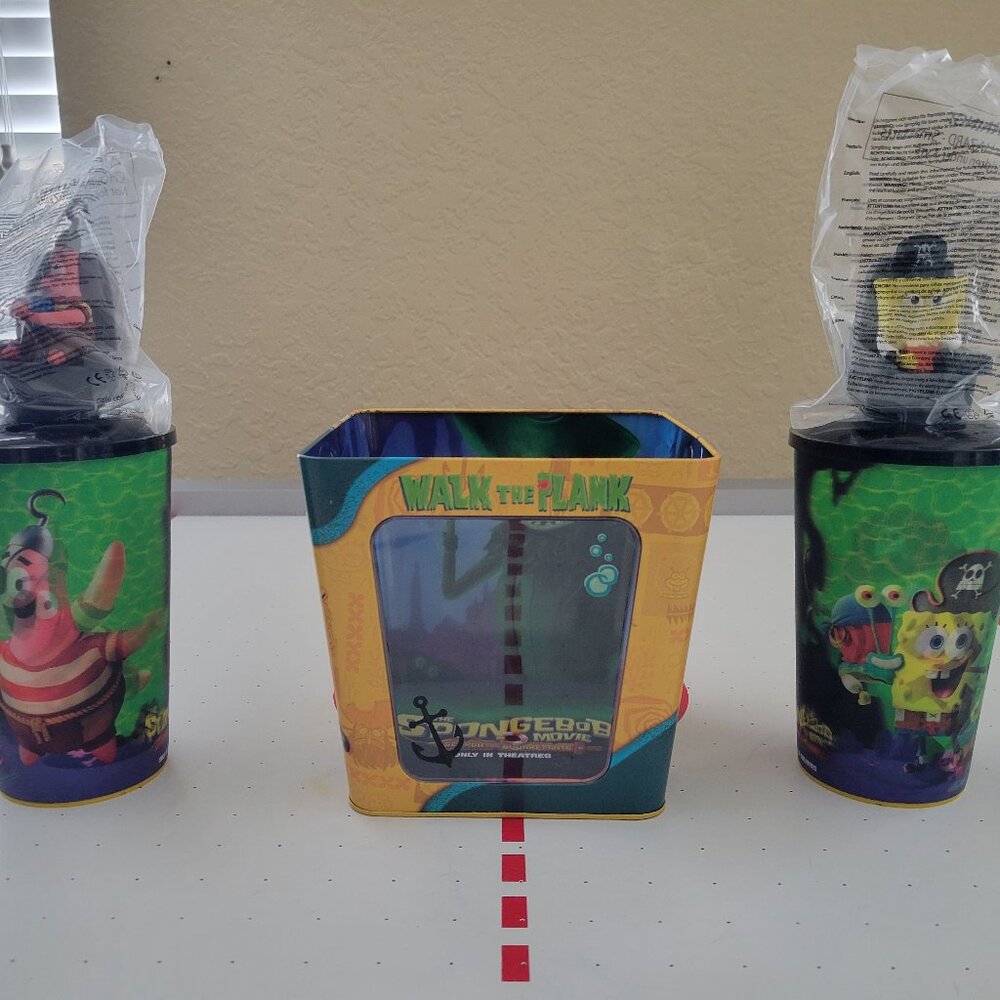 SpongeBob SquarePants Movie Collector Combo with Lenticular Cups and Toppers